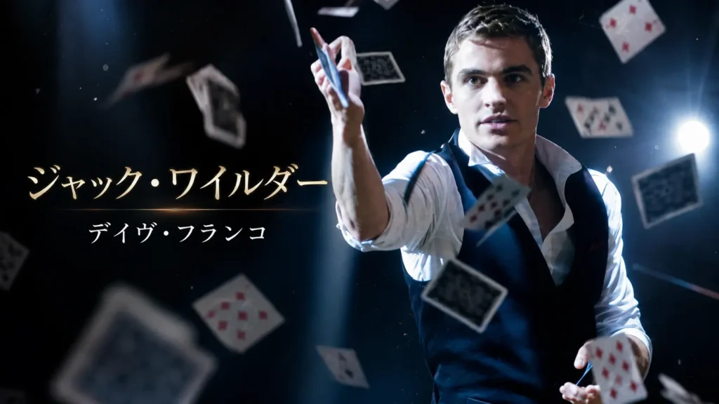 映画『グランド・イリュージョン』のジャック・ワイルダーと俳優デイヴ・フランコを紹介するプロフィール画像